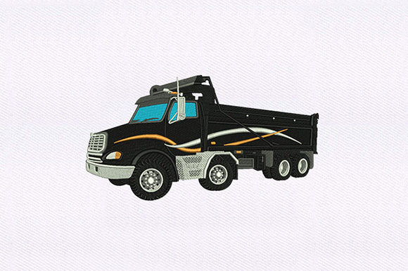 Black Freight Truck: A Seasonal Embroidery Review