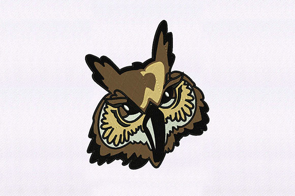 Brown Owl Design: Perfect for Seasonal Embroidery