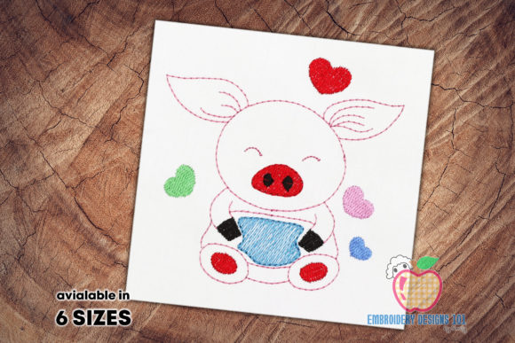 Cute Cheerful Baby Pig Sketch – A Seller's Review