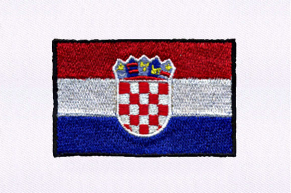 Flag of Croatia Embroidery