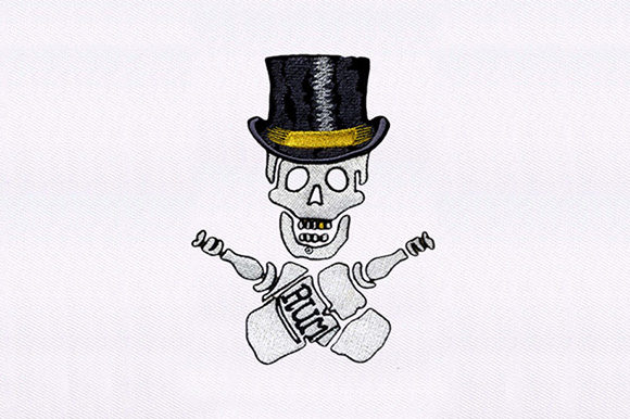 Hat Skull with Rum Design for Holiday Collections