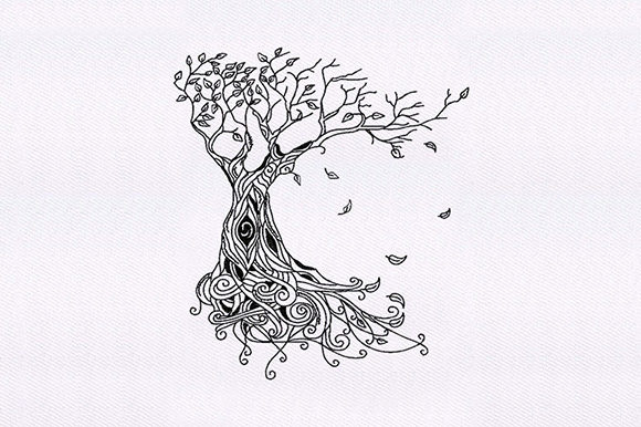 Intricate Tree Leave Design: A Business-First Embroidery Review