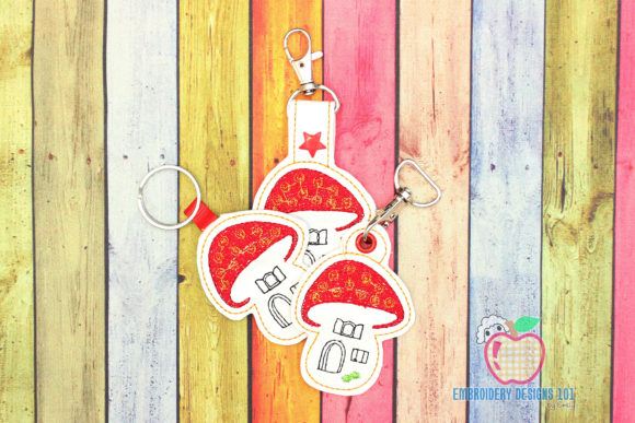 Mushroom House ITH Keyfob Review for Seasonal Products